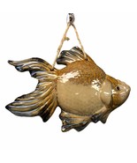 Beautifully painted hanging beta fish 11” x 8” - $89.82 CAD