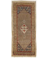 Genuine Hand knotted authentic antique  Gallery rug. 5'2"x 11'7"