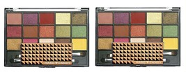 ( 2 ) Hard Candy Look Pro! Eyeshadow Palette 15 Shades (#1444 Earthy Vix... - $21.77