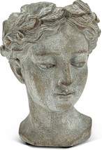 Women&#39;S Head Planter, Grey, Abbott Collection 27-Goddess-535-Xs, 6 12&quot; H. - $646.09 MXN