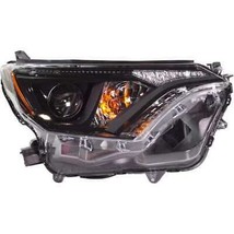 Headlight For 2016-18 Toyota RAV4 Passenger SIde Black Chrome Housing Projector - £153.36 GBP