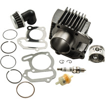 Moto 4 Cylinder Head Piston Rings Gasket Spark Plug Air Filter for Yamaha YFM80 - £34.07 GBP
