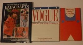 Vintage Sewing Craft Book lot of Sewing Projects for Children and Baby Clothes - £14.66 GBP