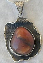 Reddish silver pendant P15 - $45.00