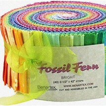 Vibrant Earth Tones Pinwheel 40 2.5-inch Strips Jelly Roll - $113.84