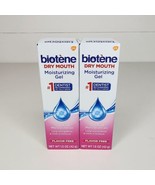 2 Brand New Biotene Dry Mouth Moisturizing Gel 1.5 Oz Flavor Free Exp 3/... - $39.77 CAD