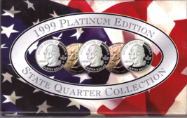 1999 PLATINUM EDITION STATE QUARTER COLLECTION - £8.62 GBP