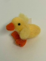 Small Yellow Goose Duck Chick Stuffed Decoration 3.5&quot; X 2.5&quot; Home Decor Dnr - £4.67 GBP
