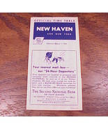 1954 New Haven and New York Train Railroad Time Table for March - $8.95