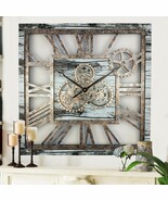 AMERICA LINE WALL CLOCK SQUARE 24 INCH GREY &amp; WHITE - $234.47 CAD