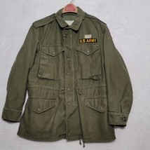 Vtg US Military Army Airborne Mens Flight Jacket Size Small Short - £66.58 GBP
