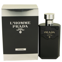 Prada L&#39;Homme Prada Intense 3.4 Oz Eau De Parfum Cologne Spray - £239.49 GBP