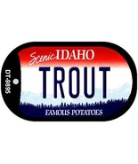 Trout Idaho Novelty Metal Dog Tag Necklace DT-9895 - €13,61 EUR