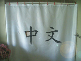 Shower Curtain I Ching Chinese China Book of Changes - £55.35 GBP