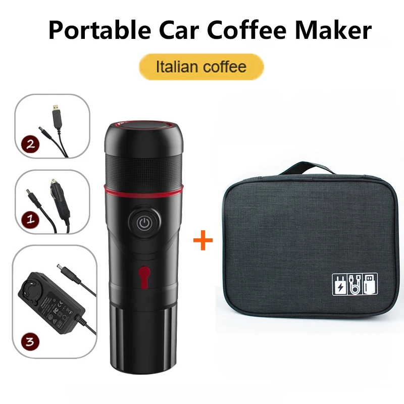 12V 220V Portable Coffee Machine, For Car Home Travel Heating Coffee Cup 3 In 1 - £106.85 GBP