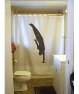 Shower Curtain one hand head stand balance male gymnast - $69.99