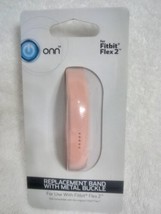 Onn Replacement  Band Blush w/ Metal Buckle for Fitbit Charge 2 Blush - £11.62 GBP
