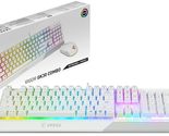 MSI Vigor GK30 Combo White, 6-Zone RGB GK30 Gaming Keyboard &amp; GM11 Gamin... - $85.81