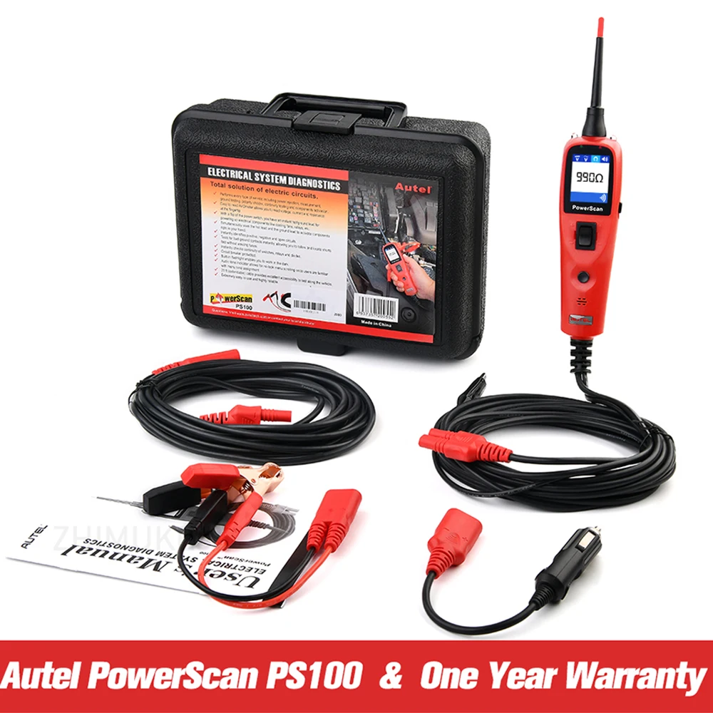 Autel PowerScan PS100 Car Electrical Circuit Tester Four Work Mode 12V/24V Autom - £164.95 GBP