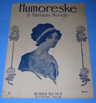 Humoreske Sheet Music Vintage 1911 The Popular Music Pub. Co. - £9.58 GBP
