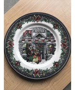 Royal Stafford Christmas Holidays House 1791 Dinner Plates S/4 ~New~ - $94.91 CAD