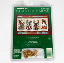 1997 Dimensions Charts &amp; Charms &quot;Santa&#39;s Charms&quot; Cross Stitch 8537 - £34.83 GBP
