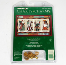 1997 Dimensions Charts &amp; Charms &quot;Santa&#39;s Charms&quot; Cross Stitch 8537 - £34.95 GBP