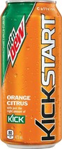 6 Cans of Mountain Dew Kickstart Orange Citrus Carbonated Soft Drink 473mL Each - £28.52 GBP