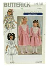 Butterick 4488 Childs Dress Sewing Pattern Child Girls Size 2-4 Easter F... - $4.79