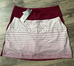 Adidas Golf Women&#39;s Gradient Print Skirt Skort Legacy Burgundy Size Small Nwt - £26.25 GBP