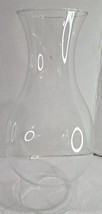 Vintage 8 1/2&quot; Clear Glass Hurricane Chimney Shade Candle Lantern Lamp #25 - $26.37 CAD