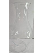 Vintage 8 1/2&quot; Clear Glass Hurricane Chimney Shade Candle Lantern Lamp #25 - $18.81
