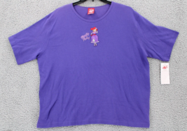 Red Hat Society Sweatshirt SZ 2X Purple Rockn Ruby Sport Tia Designs Sun... - £6.37 GBP