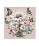 Reusable Daisy Cloth Napkins – Soft Floral Polyester Table Linens for We... - $33.99 CAD+