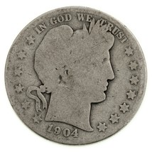 1904-S 50C Barber Demi Dollar En About Bon Ag État, Naturel Couleur - $52.47
