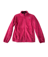 THE NORTH FACE Girls Jacket Pink Full Zip Fleece Furry Long Sleeve Size XL - £10.56 GBP