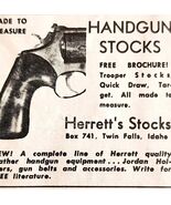 1963 Herrett&#39;s Handgun Stocks Twin Falls Idaho Advertisement Hunting E91F - €17,06 EUR