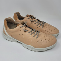 Ecco Mens Sneakers Size 9 Tan Biom Yak Leather Casual Walking Shoes. - $44.87