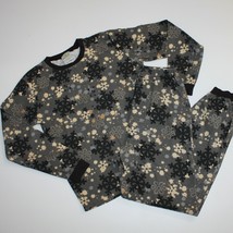 Pjammers Boy&#39;s Snowflake Pajamas PJs size M 10 11 12 - £4.73 GBP