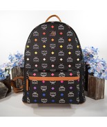MCM Visetos Black Spectrum Diamond Monogram Large Backpack Book Bag NWT ... - $11,271.23 MXN