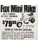 1969 Fox Corp Mini Bike Motor Bike 3 To 5 HP Advertisement Motorcycle E91H - $34.31 CAD
