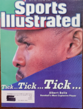 Cleveland Indians&#39; ALBERT BELLE, JFK&#39;s golf clubs @ Sports Illustrated May 1996 - £7.15 GBP