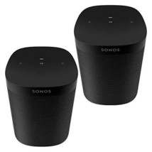 Sonos One SL Two Room Set The Powerful Microphone-Free Speaker for Music Black - £418.63 GBP