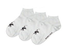 3 Kurze Sportliche Halb-Socken Für Herren Beverly Hills Polo Club Baumwo... - $6.53