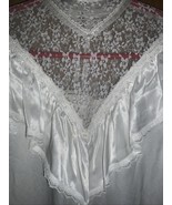 Gunne Sax Jessica McClintock Vintage Ivory Blouse Top Size 5 with FLAWS - €31,58 EUR