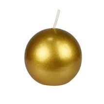 Zest Candle 12-Piece Ball Candles, 2-Inch, Metallic Gold - $26.01