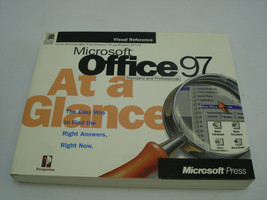 1997 Microsoft Office 97 At A Glance Resource Guide Book Windows NT and 95 - £7.90 GBP