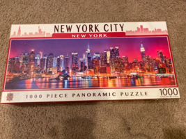 Panoramic Puzzle New York City 1000 Piece MasterPieces Licensed Jigsaw S... - £18.51 GBP