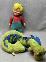 Rare 1950’s Mattel Beany and Cecil Sea Serpent Pull String Plush Set KG JD - $148.49