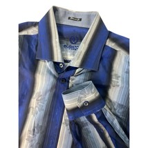Bugatchi Uomo Classic Fit Striped Long Sleeve Button Down Shirt XXL - $27.27 CAD